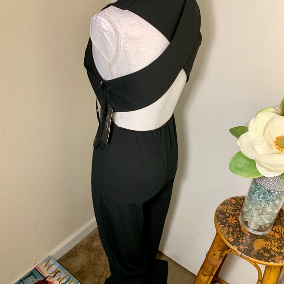 Lulu’s Thinking Out Loud Backless Black Jumpsuit - Picture 5 of 9